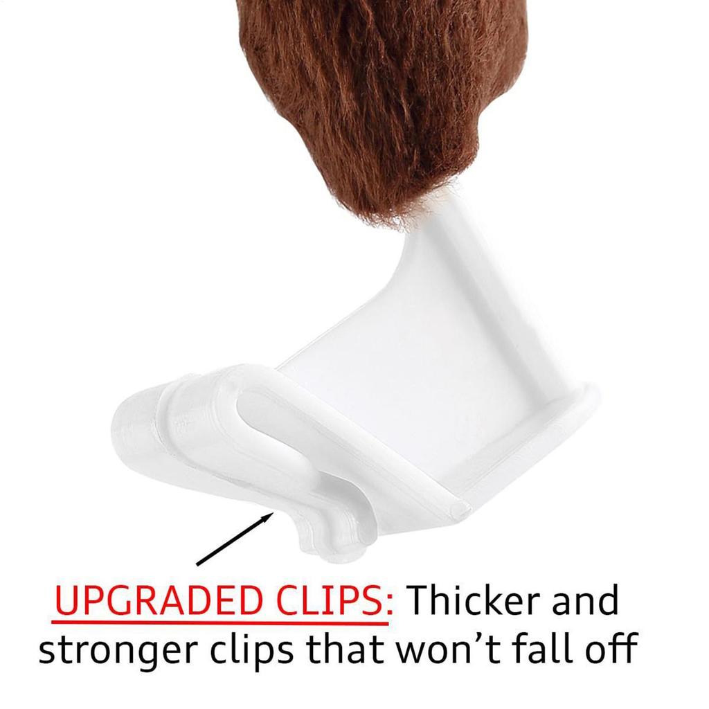 Праздничный декор на автомобиль, плюшевый набор рогов северного оленя, праздничное украшение для автомобиля, рождественский парад, охотничья вечеринка, автоаксессуары