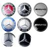 56/60/63/65/68MM Car Badge Wheel Center Cover Hub Cap Stickers Mercedes Benz A B C Class AMG Smart Fortwo 451 W203 W202 Gla