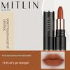 Mizhilian Luxurious Non-Stick Lipstick Matte Velvet Waterproof Non-Stick Mask-Proof Long-Lasting Color Whitening Cinnamon Milk Tea