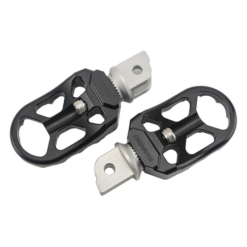 Motorcycle Foot Rests Pedals For Harley Softail Street Bob FXBB Low Rider ST FXLRST Breakout 114 FXBRS Front Foot Pegs Footpegs