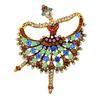 Cute Dance Girl Brooches For Women Vintage Fashion Retro Figure Pin High Quality New Arrival 2022 