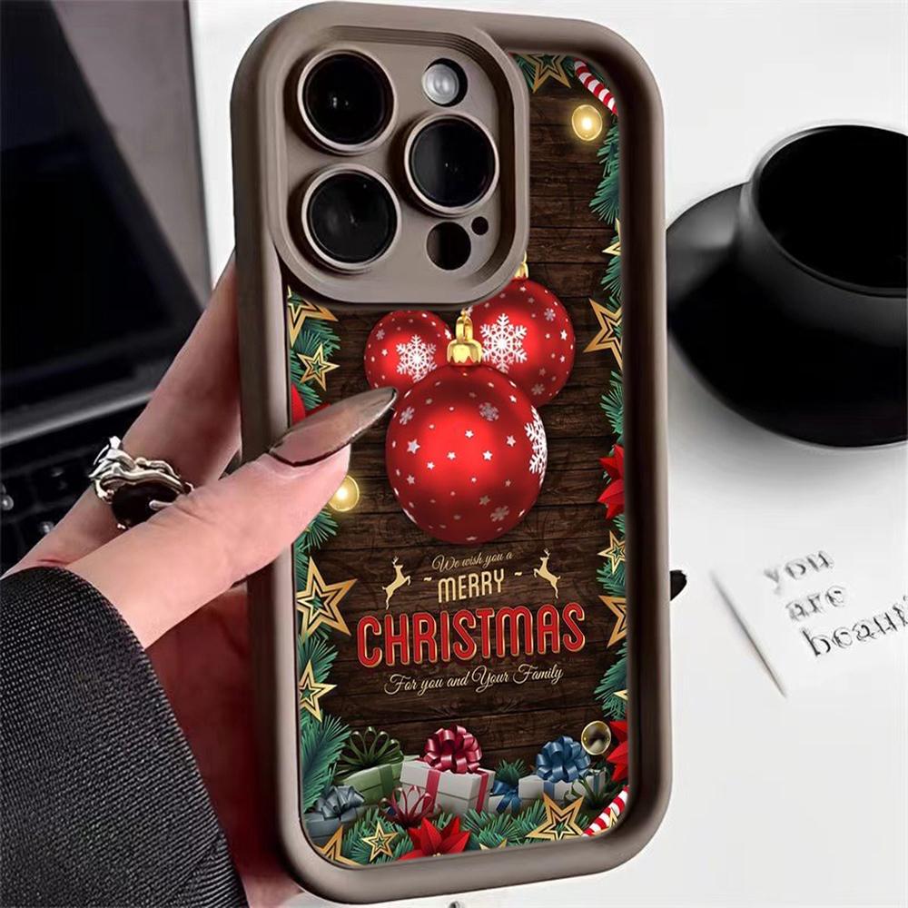 Чехлы для телефонов Ae103 с рождественской елкой для Xiaomi 14T 12 11 Lite 5G NE Redmi 13C 14C 9C 9a A2 A3 Note 12 Pro 11s Angel Eye Ladder Защитный чехол