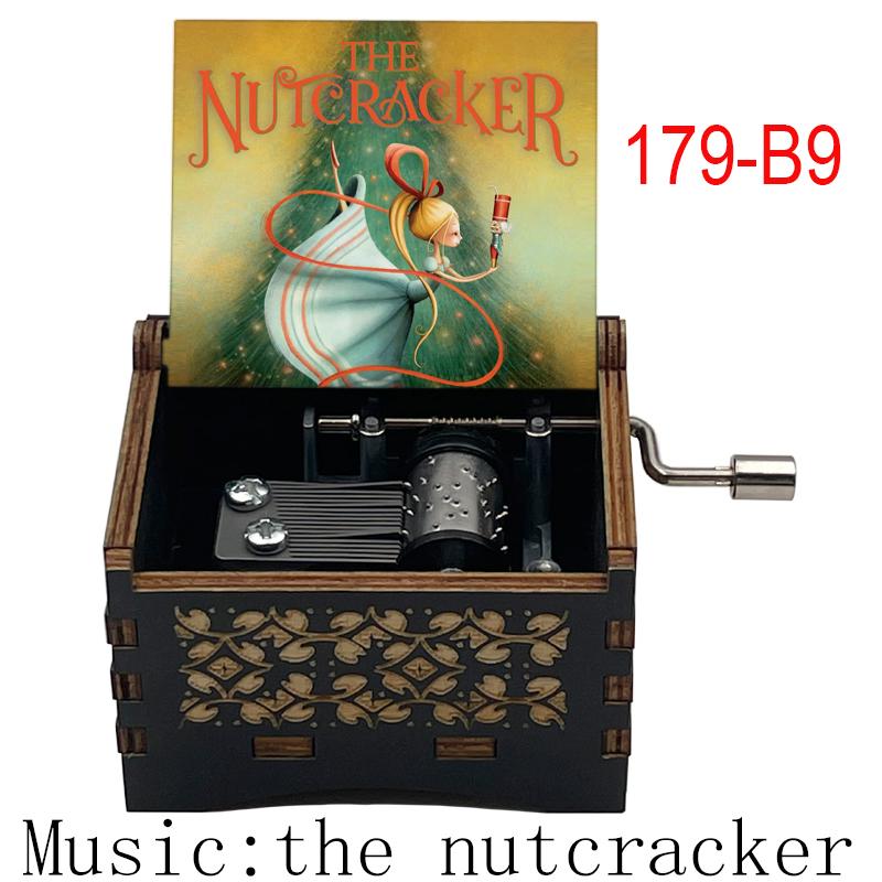 The Nutcracker Wooden Music Box Merry Christmas Musical Gift 2 Types of Movements Available Boutique Gift for Family Occasion 3