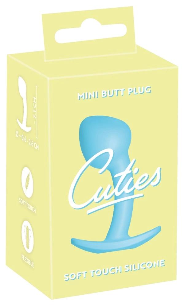 Cuties - Perfectly Curved Silicone Anal Plug Blue
