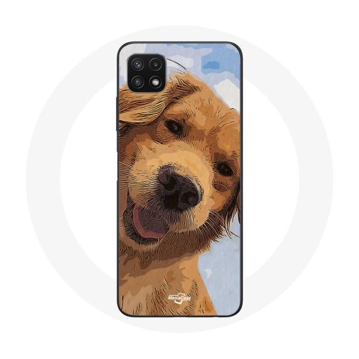 Coque pour Samsung Galaxy A22 5G Golden retriever Race de chiens