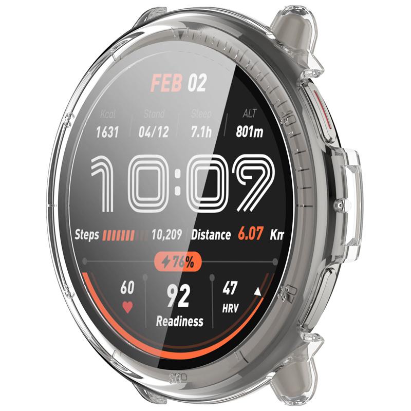 Чехол из закаленного стекла PC+ для умных часов Amazfit Active2, ремешок, защитная оболочка, полное покрытие, аксессуары для экрана