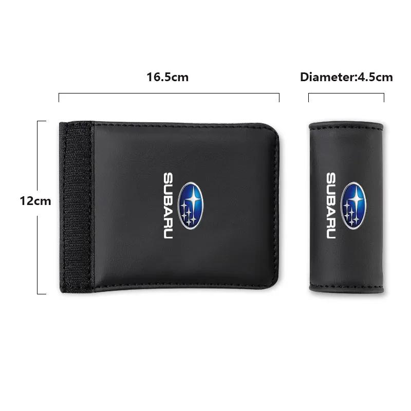 1Pcs PU Leather Roof Handle Anti-scratch Protector Case For Subaru STI Forester Impreza Legacy Outback XV BRZ WRX Tribeca WW222