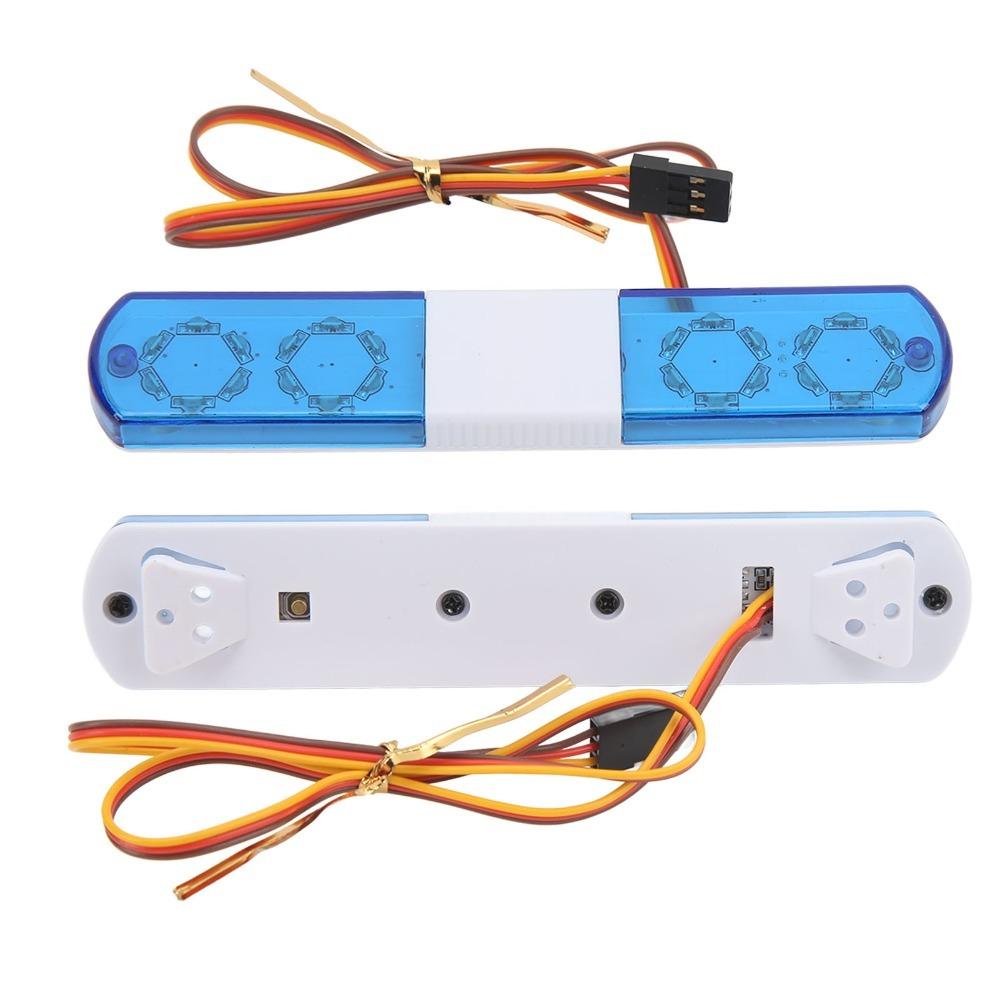 Multi-Function Alarming Light Nine Flashing Modes Light Bar Lamp Alarming Flash Lamp RC Car