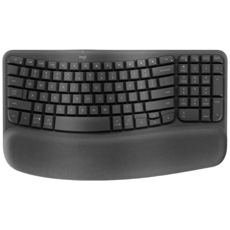 Эргономичная беспроводная клавиатура Logitech Wave Keys