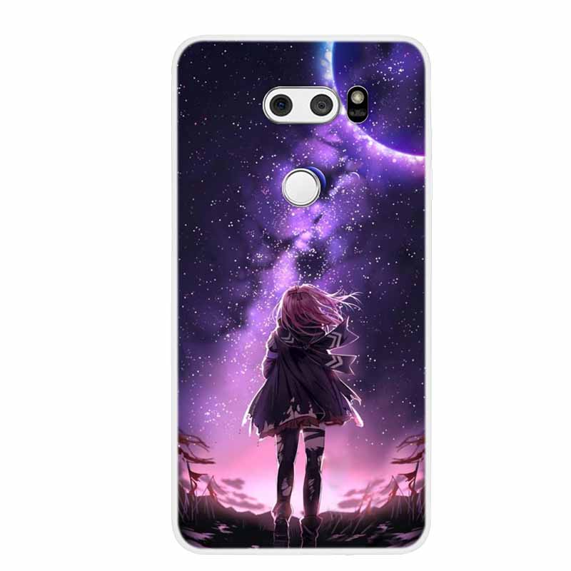 For LG V30 Cases v30 Plus V50s Clear Soft TPU Silicone Phone Cases For LG V50S Thinq / G8X Thinq Back Cover For LGV30 V 30 V 50S