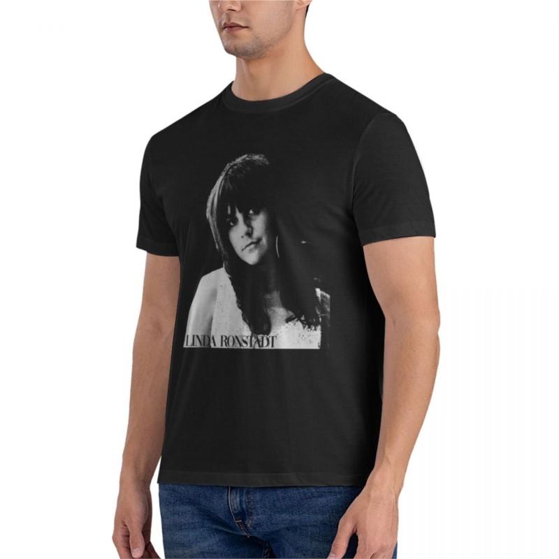 men tshirt Linda Ronstadt Retro portrait Essential TShirt mens t shirt sports fan tshirts summer male teeshirt