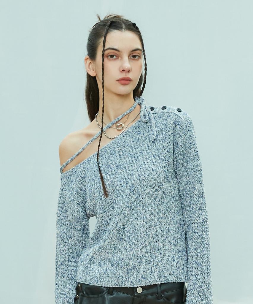 LARTIGENT L9 Mix Open Knit(Blue)