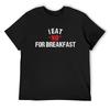 I Eat No For Breakfast T-Shirt Summer Tops Plain Plain T Shirts Men