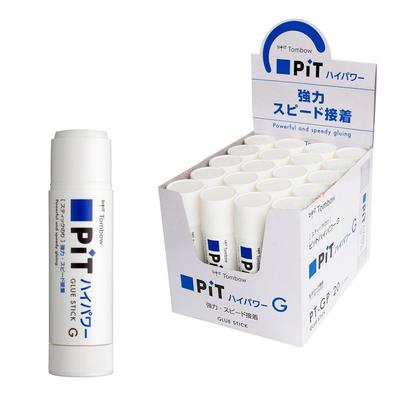 Клей-карандаш Tombow Pencil PiT High Power Stick, размер G, быстрый, 20 г, (Сильный, Адгезия) (40г), палки, PT-GP-20P