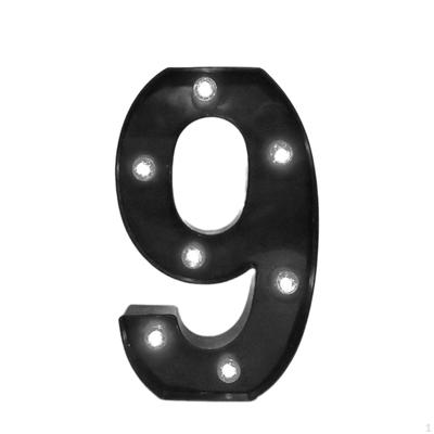 Светодиодная подсветка с цифрой 9, ночник, вывеска, шатер для юбилея кафе