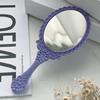 Ручное зеркало из АБС-пластика Зеркало для туалетного столика в европейском стиле Винтажное ручное зеркало Элегантное Для салона Спа Путешествий Сумка