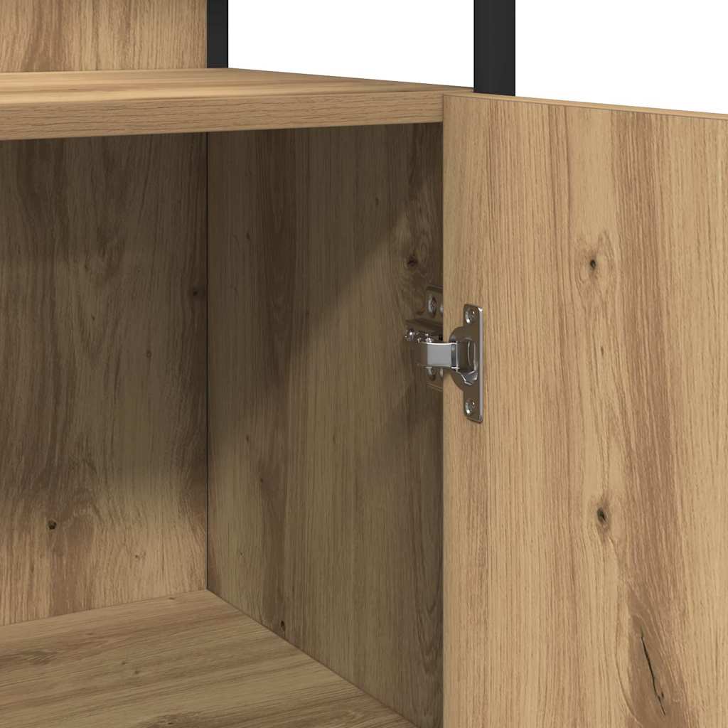 Bathroom Cabinet with Shelf Artisan Oak 33 x 33 x 185.5 cm