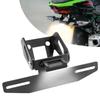 Motikvans Kawasaki License Plate Holder Adjustable Angle License Plate Holder with LED Light License