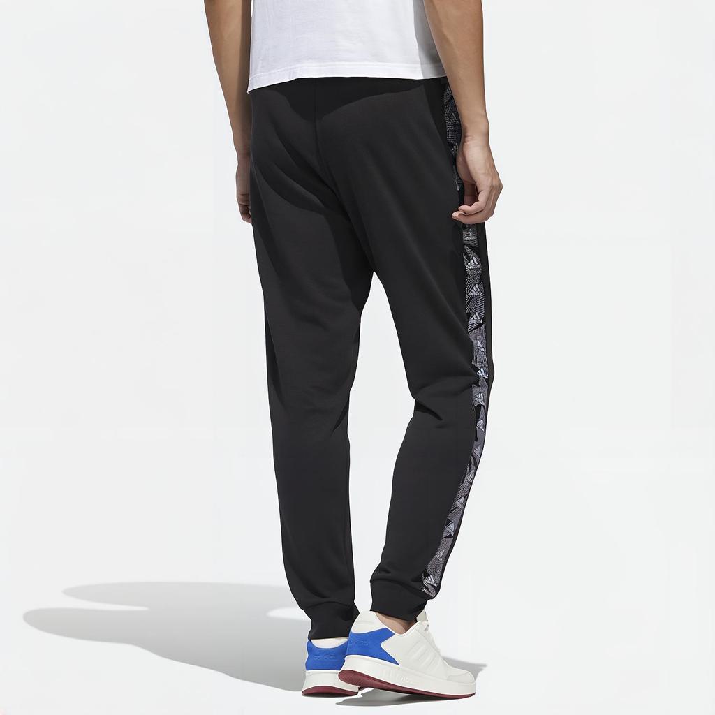 adidas Трикотажные брюки мужские черные GD5451