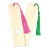 Wooden Bookmark 15x4 Cm 2 Pieces