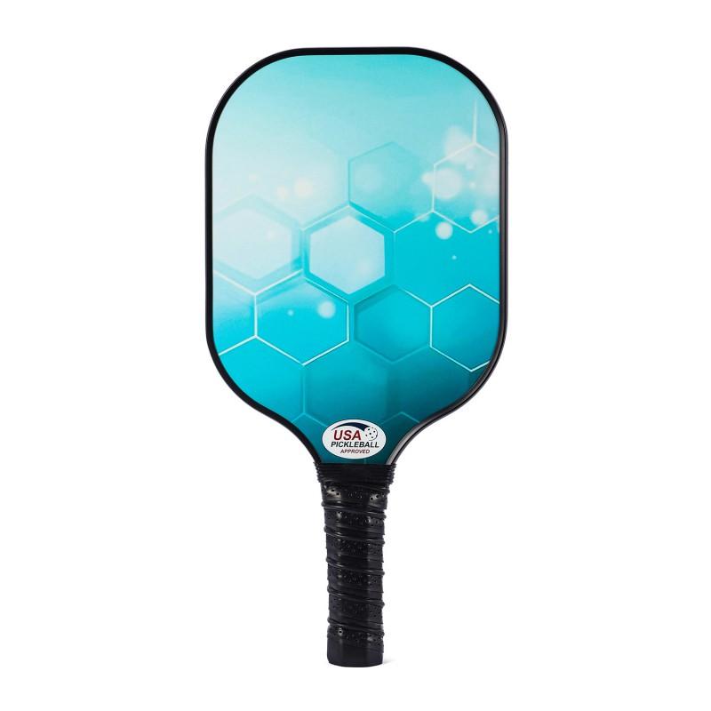 Glass Fiber Pickleball Paddle Set With PP Honeycomb Core 2 Paddles 4 Balls Carry Bag Beginners Recreational Players