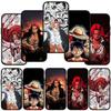 Phone Case for iPhone 17 15 16 Plus Redmi Note 14 12 11 13 Pro Max Huawei P30 P20 Lite OPPO A60 A40 A80 A38 A54 Shanks One Pieces Luffy Red Hair Cover