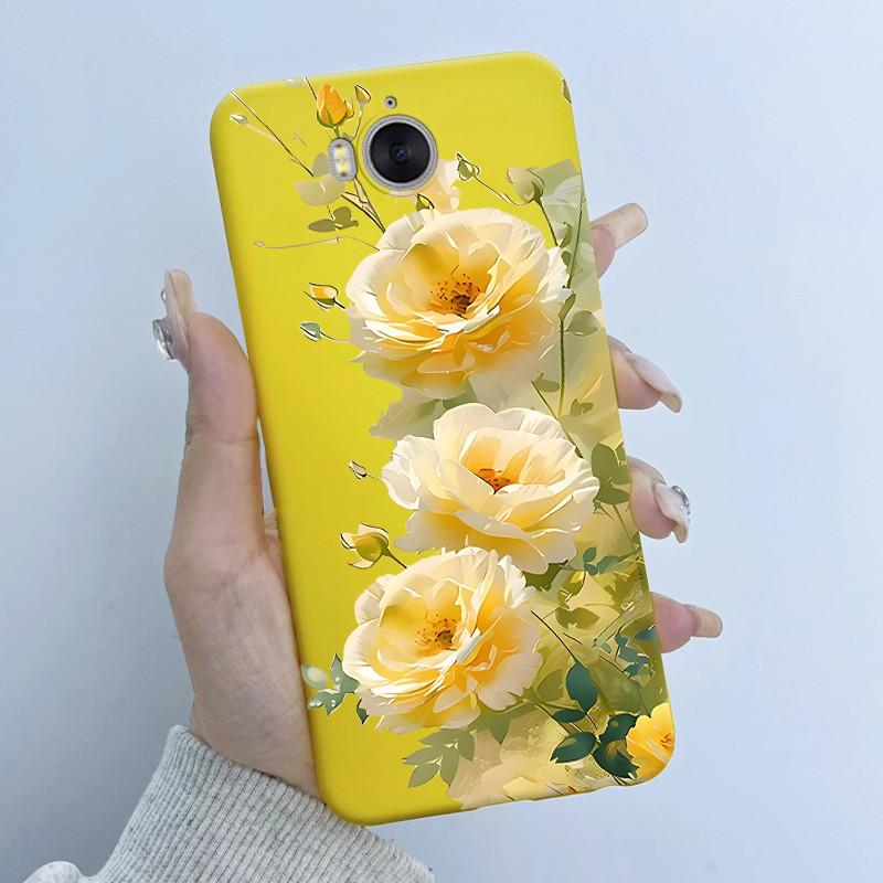 For Huawei Y5 2017 Y6 2017 Phone Case Butterfly Flower Girl New Design Soft Silicone TPU Back Housing for MYA-L22 MYA-U29 Covers