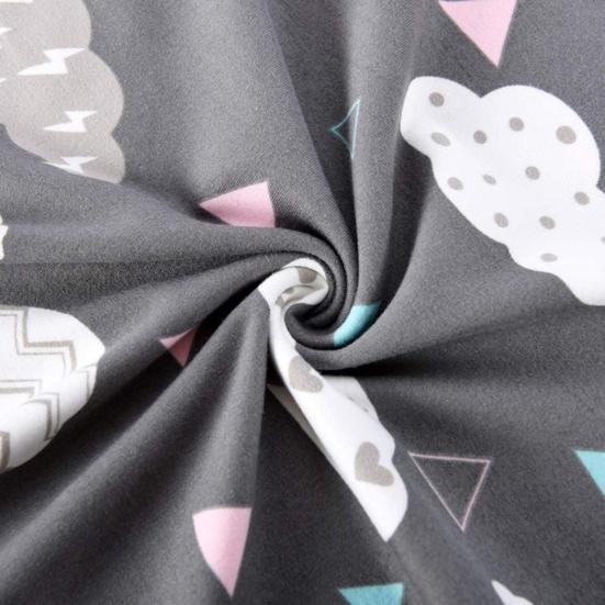 Чехол для люльки с милым принтом, съемные полиэстеровые детские чехлы для матраса для люльки