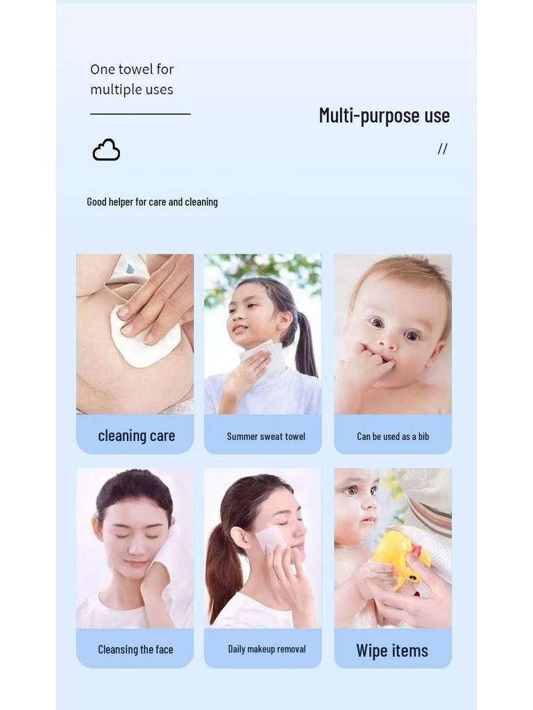 600g Soft Cotton Face Towel - Thickened Pearl Pattern, Non-Irritating, Ideal for Mother and Baby
