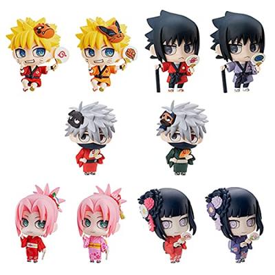 Проект к 10-летию Chimi Mega Petit Chara Land Фестиваль к 10-летию NARUTO Shippuden Готовая фигурка из окрашенного ПВХ высотой около 45 мм Начинается!