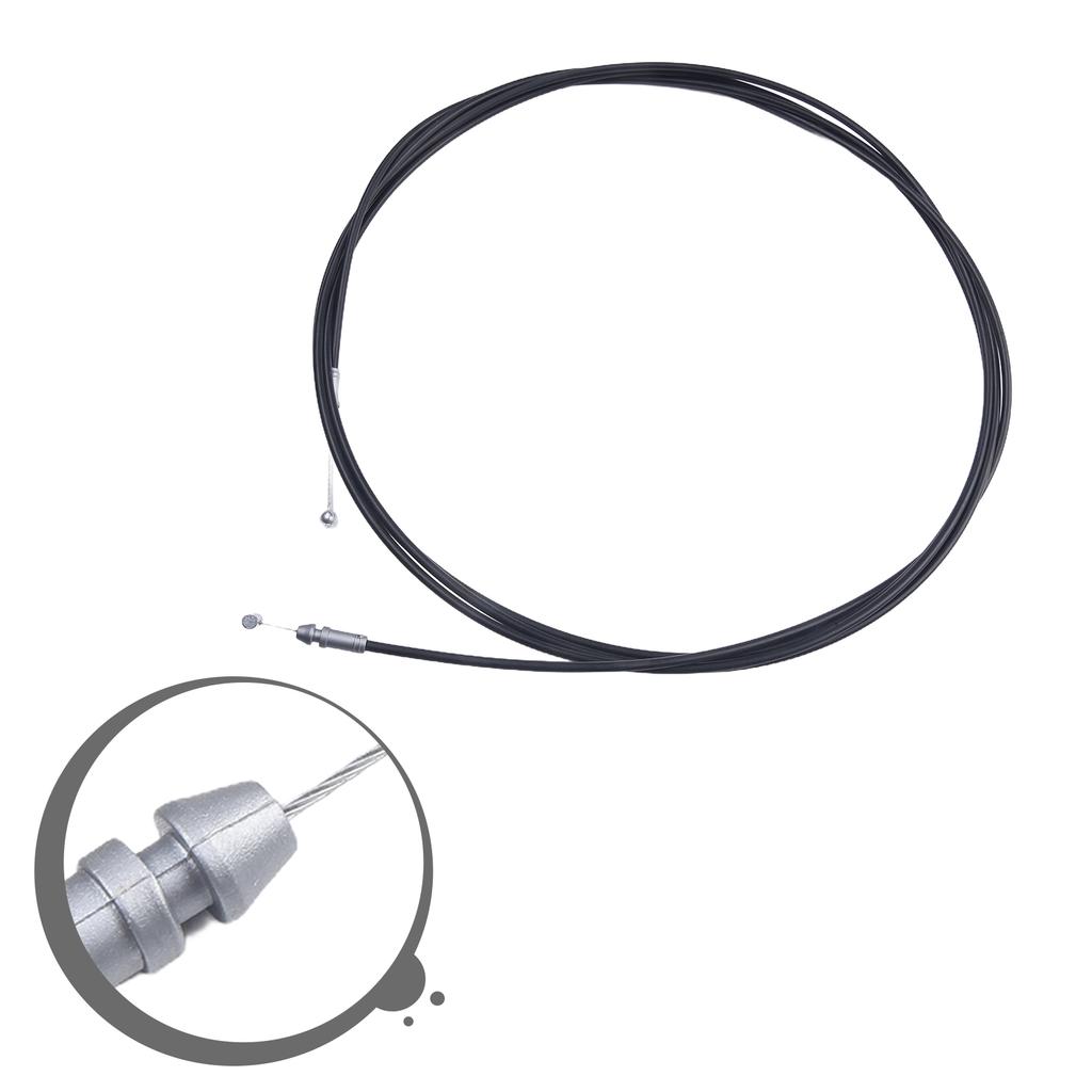 Trunk Lid Release Cable Replacement Set 1pcs Auto Parts Black Car Accessories Kit Metal Plastic Easily Install