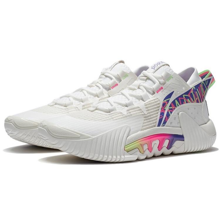 Li-Ning Badfive 2 Low 'White Rainbow' Men's ABFT029-4