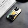 ТВ Чехол для телефона The M-Mentalist Для IPhone 17 Air 16 E Pro Max 15 14 13 Mini 12 Pro 11 Max Plus Черная Стеклянная Крышка