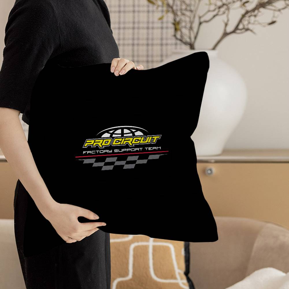 Motorcycle Garage Pro Circuit Cushion Cover Pillowcase Upholstery Sofa Throw Pillow Home Decor Pillowcas