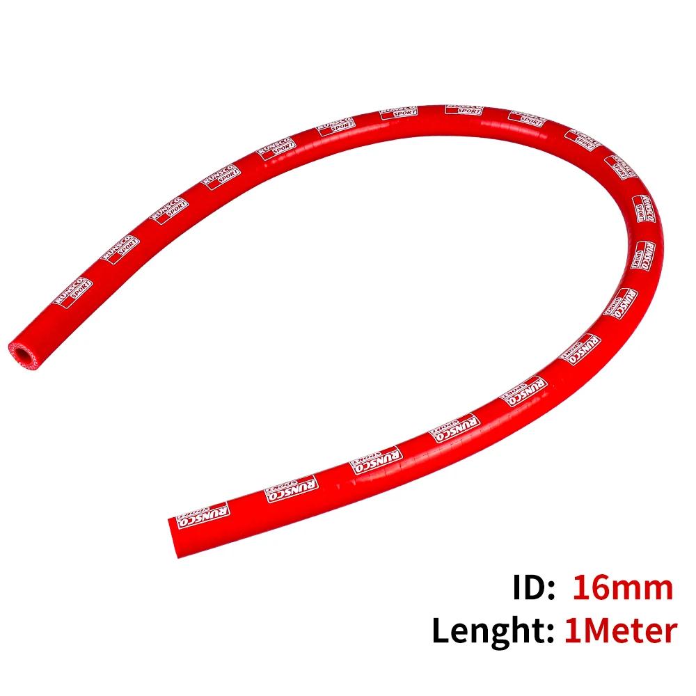 RUNSCO 4Ply Silicone Straight Hose 1 Meter Car Engine Universal Coolant Intercooler Turbo Tube Air Intake Piping water hose Pipe