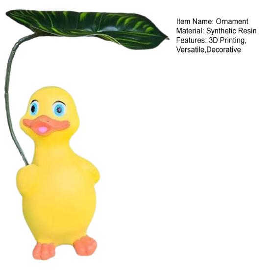 Садовая утка со статуэткой с зонтиком, смола, садовое украшение в виде утки, реалистичная утка