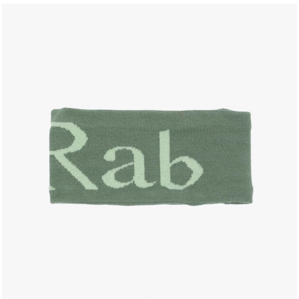 Повязка на голову Rab с логотипом, темно-инжирный, инжирно-зеленый