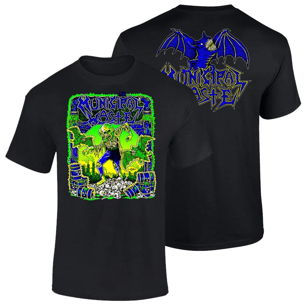 Municipal Waste Thrash Band Graphic Cotton T-shirt Unisex Men Women Fans Essentials Short Sleeve Tops Fashion Brand Summer Tee