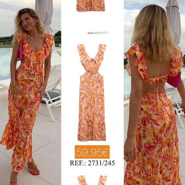 2024 Women's European & American Style Layered Decorative Midi Summer Dress