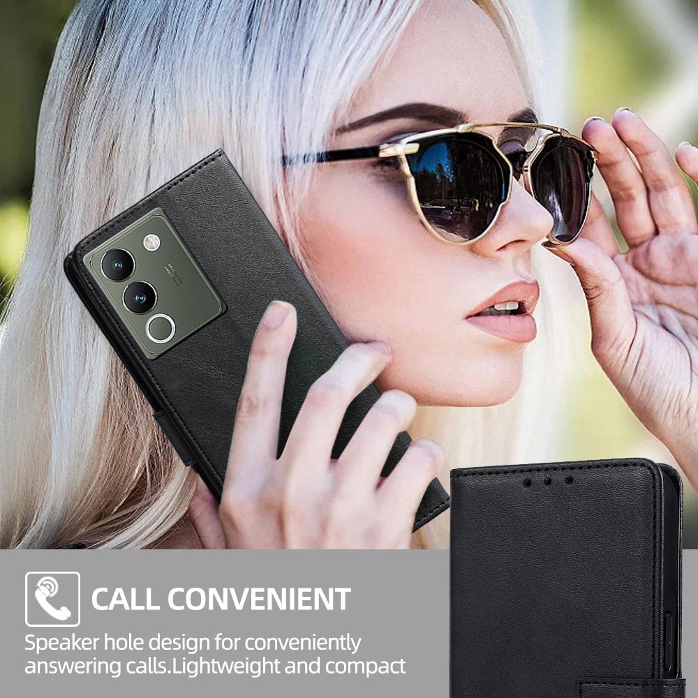 Ретро чехол-книжка для Vivo Y31 Y51 Y21 2020 Y20 V21E V21 V20 SE Y53S Y55S V23E Y39 Y29 Обложка PU кожаная кобура держатель для карт слот бампер для телефона
