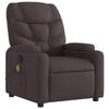 VidaXL Reclining Massage Armchair, Relaxation Chair with Cup Holders, Seat with Backrest and Armrests Living Room, 372458