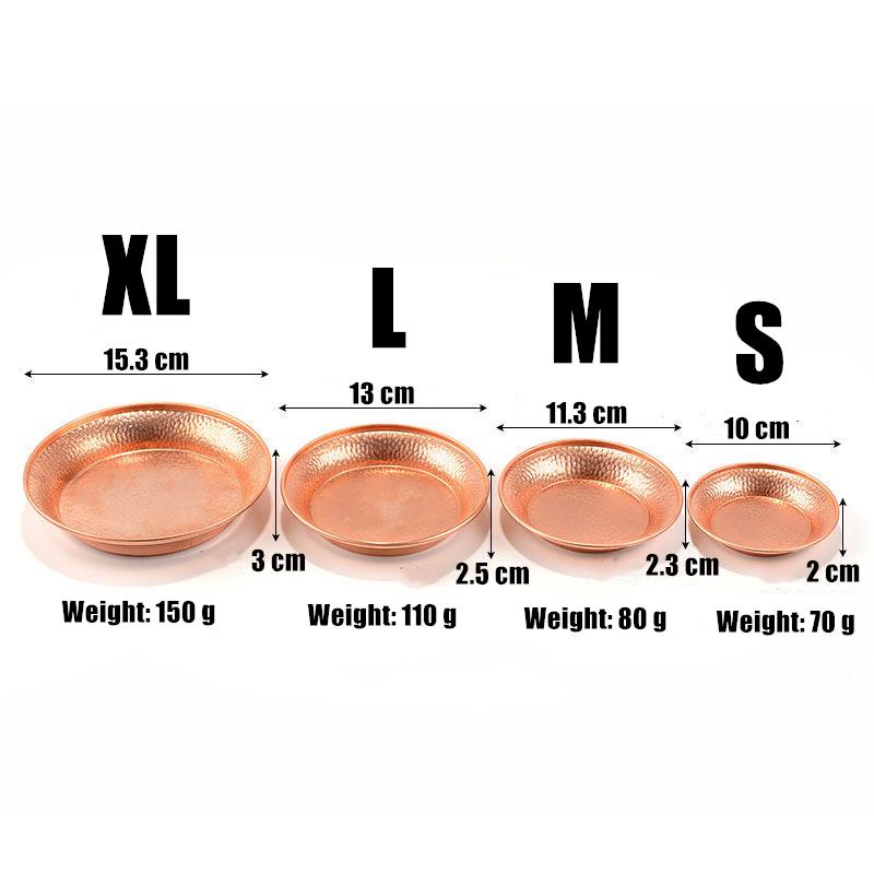 Тибетская медная пластина 15,4 см гравировка буддизм латунное блюдо благоприятные тантрические алтари для будды поднос настольный домашний подарок декоративный