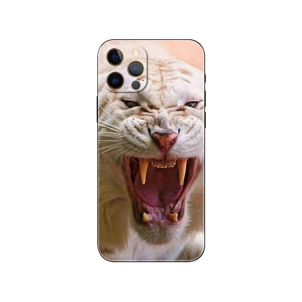 Чехол для телефона с животным тигром для iPhone Samsung Galaxy Redmi Xiaomi Oppo OnePlus Note SA 7 8 9 10 11 12 13 14 20 21 22 23 53 54 Pro Max Ultra TPU Soft
