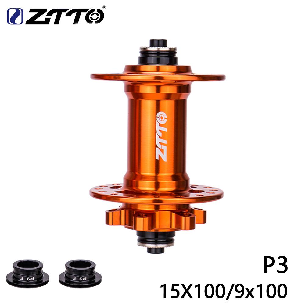 ZTTO MTB 32 Holes Disc Brake Hub Front Hub 6 Bolt Boost Hub 15x110 Thru Axle 15x100 32H Maza 9x100 QR Sealed Bearings