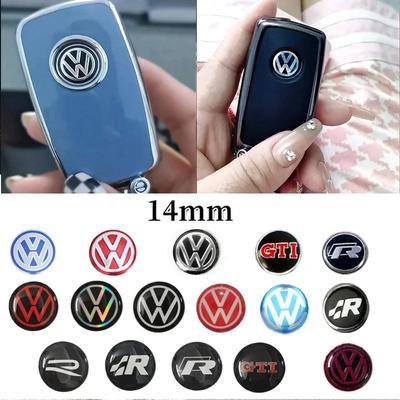 ·Car Key Sticker Auto Control Keychain Badge Accessories For Volkswagen VW Rline R GTI Golf Polo Passat Magotan Tiguan Bora Jett Da7 Vcqt0