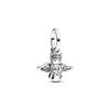 DIY Jewelry Gifts Sparkling Row Clip Cherry Blossom Moveable Toy Cube Handwritten Family Charm Beads Fit Original Snake Bracelet