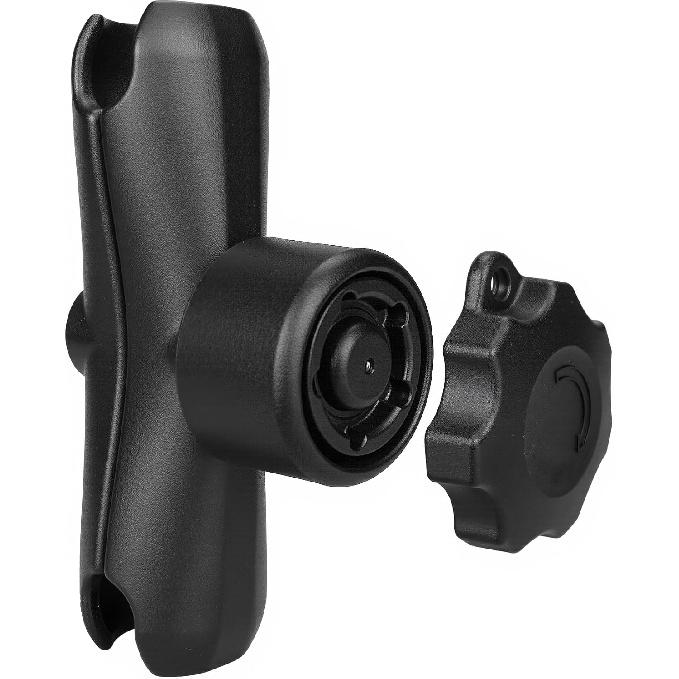 Upgrade Anti-Theft Lock 5.9" Aluminum Double Socket Arm for 1.5 Inch Ball Mount, C Size 38mm Ball Components, Heavy Duty Arm Compatible with RAM