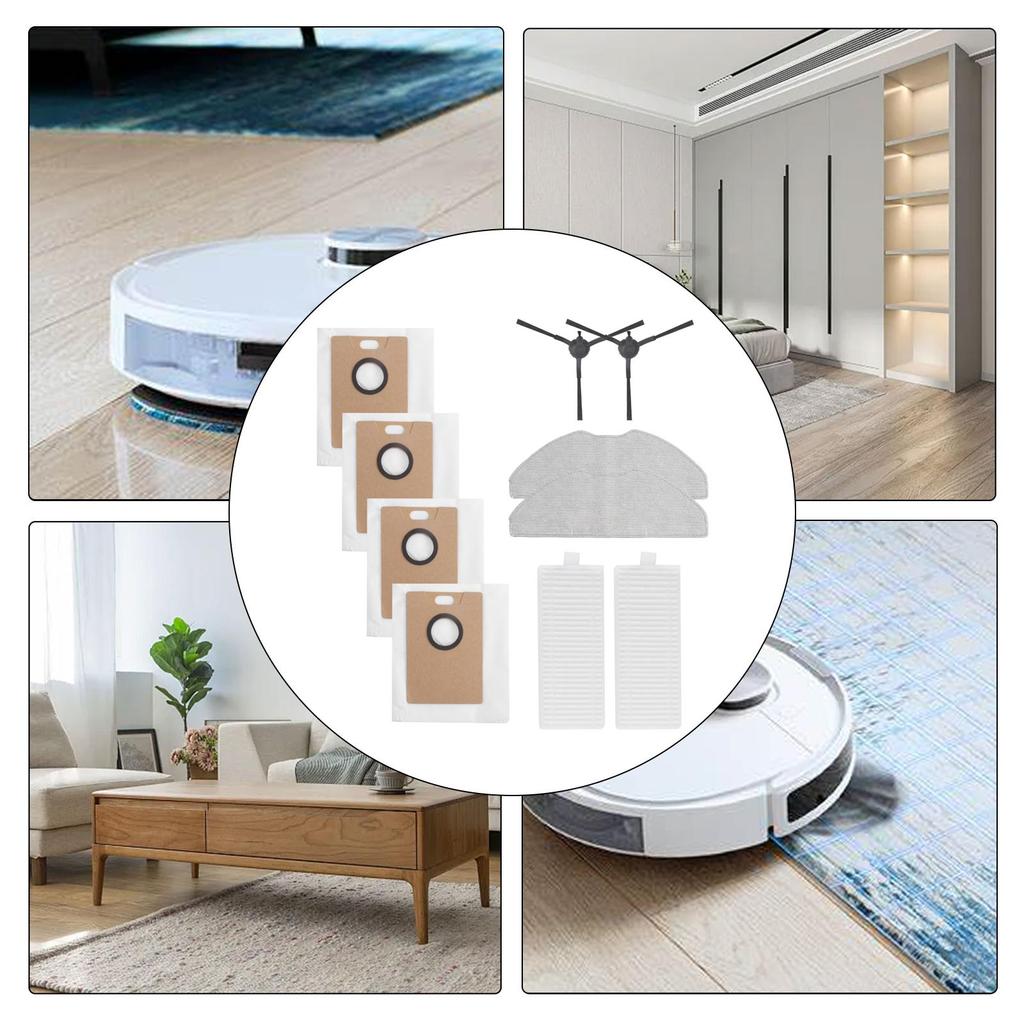 Complete Cleaning Set for Tapo RV30 Max Plus RV20 Max Plus Side Brushes