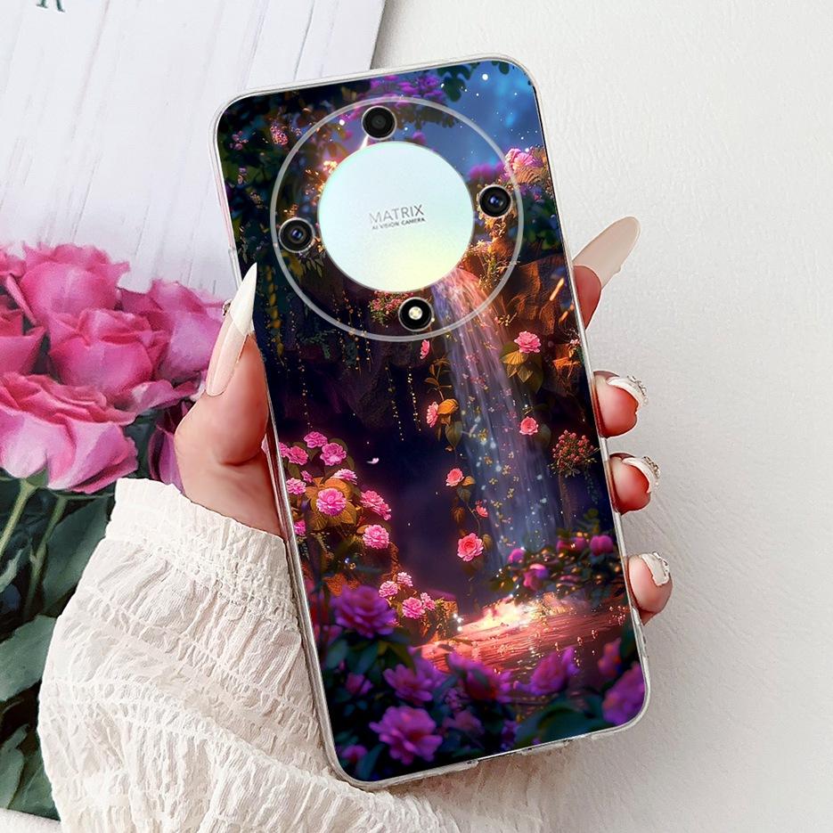 Чехол для Honor Magic6 Lite Чехол для HonorX9B ALI-NX1 С рисунком крутого дракона Мягкий силиконовый чехол для Honor X9B Magic 6 Lite Fundas Coque