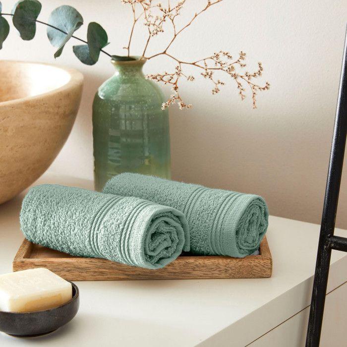 Set of 2 "Spa" Guest Towels 30 X 50 Cm / 400 Gr/m² - "Spa" Mint